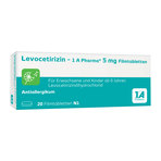 Levocetirizin - 1 A Pharma 5 mg Filmtabletten 20 St