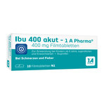 Ibu 400 akut - 1 A Pharma bei Schmerzen und Fieber 10 St