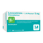Levocetirizin - 1 A Pharma 5 mg Filmtabletten 100 St