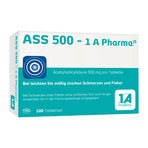 ASS 500 - 1 A Pharma Tabletten 100 St