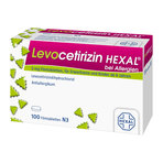 Levocetirizin HEXAL bei Allergien 5 mg Filmtabletten 100 St