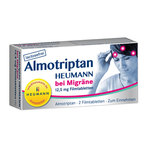 Almotriptan HEUMANN bei Migräne 12,5 mg Filmtabletten 2 St