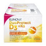 Eunova DuoProtect D3 + K2 2000 I.E. Kapseln 2X90 St