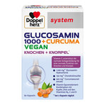 Doppelherz system Glucosamin 1000 + Curcuma Vegan Kapseln 60 St