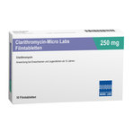 Clarithromycin-Micro Labs 250 mg Filmtabletten 10 St