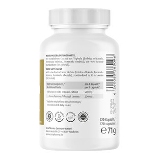 Triphala Extrakt 500 mg Kapseln