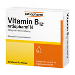 Vitamin B12-ratiopharm N Injektionslösung 5X1 ml