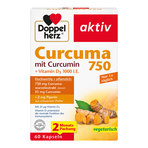 Doppelherz aktiv Curcuma 750 mit Curcumin + Vitamin D3 60 St