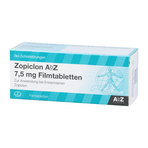 Zopiclon AbZ 7,5 mg Filmtabletten 10 St