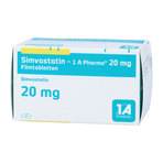 Simvastatin -1 A Pharma 20 mg Filmtabletten 100 St