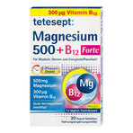 Tetesept Magnesium 500 + B12 forte Depot-Tabletten 30 St