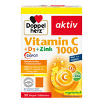 Doppelherz aktiv Vitamin C 1000 + D3 + Zink Depot-Tabletten 30 St