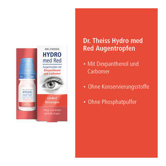 Eigenschaften von Dr. Theiss HYDRO med Red Augentropfen