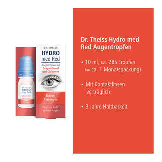 Eigenschaften von Dr. Theiss HYDRO med Red Augentropfen
