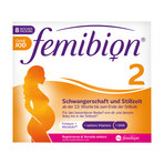 Femibion 2 Schwangerschaft + Stillzeit ohne Jod Kombipackung 2X60 St