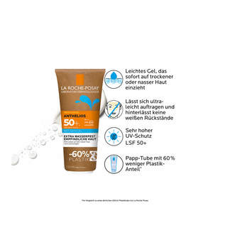 Roche-Posay Anthelios Wet Skin Sonnengel LSF 50+ Resultat