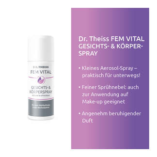 Dr. Theiss FEM VITAL Gesichts- & Körperspray Merkmale