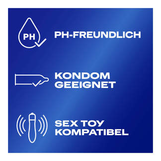 Grafik Durex play Feel Gleitgel Kondomgeeignet