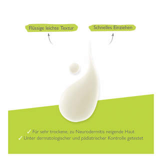 A-Derma EXOMEGA Control Rückfettende Milch Textur