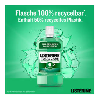 Listerine Total Care Zahnfleisch-Schutz recycelbar