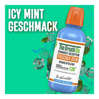 The Breath Co. Mundspülung icy mint Geschmack