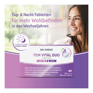 Dr. Theiss FEM VITAL DUO Tabletten Indikation