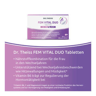 Dr. Theiss FEM VITAL DUO Tabletten Merkmale