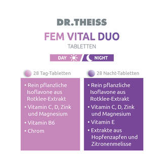 Dr. Theiss FEM VITAL DUO Tabletten Tag- & Nachttabletten