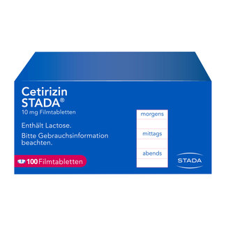 Cetirizin Stada 10 mg Filmtabletten Rückseite