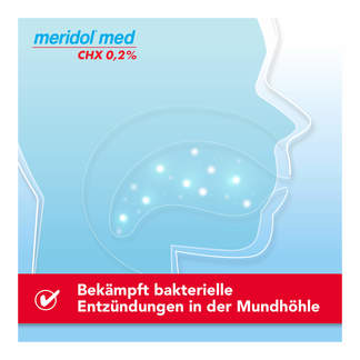 Meridol med CHX 0,2% Spülung Wirkweise