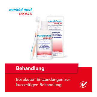 Meridol med CHX 0,2% Spülung Behandlung