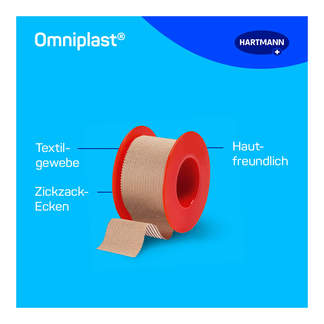 Omniplast Fixierpflaster 2,5 cm x 5 m Vorteile