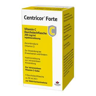 Centricor Forte Vitamin C Injektionslösung Verpackung