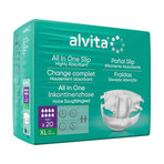 Alvita All-in-One Inkontinenzhose Maxi XL Nacht 20 St