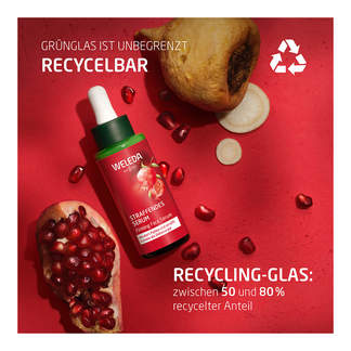 Weleda Straffendes Gesichtsserum Granatapfel Recycling-Glas
