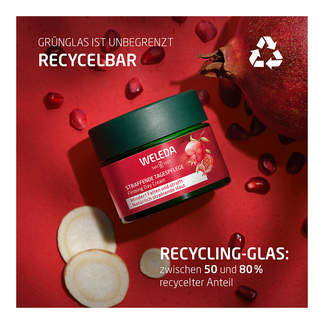 Weleda Straffende Tagespflege Granatapfel Recycling-Glas