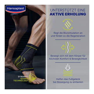 Hansaplast Sport Fußgelenk-Bandage Größe L/XL Eigenschaften