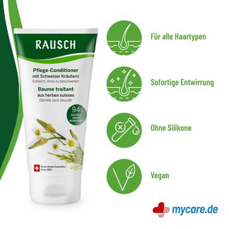 Infografik Rausch Conditioner Schweizer Kräuter Vorteile