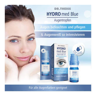 Dr. Theiss HYDRO med Blue Augentropfen für alle Augenfarben