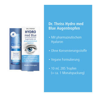 Dr. Theiss HYDRO med Blue Augentropfen Eigenschaften
