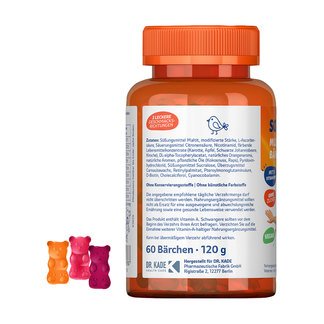 Sanostol Multi-Vitamin Bärchen Rückseite Verpackung