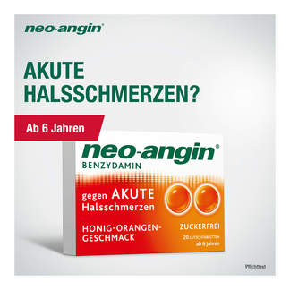 Neo-Angin Benzydamin akute Halsschmerzen Hinweise