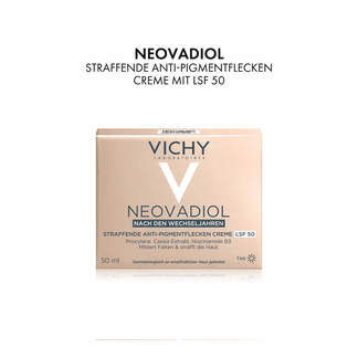 Vichy Neovadiol Straffende Anti-Pigmentflecken Creme LSF50 Verpackung