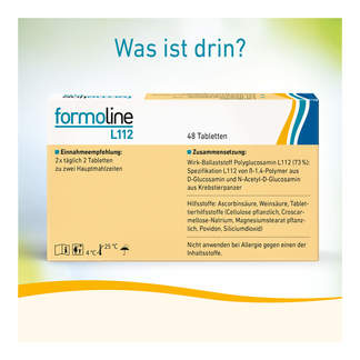 Grafik Formoline L112 Tabletten Rückseite