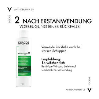 Grafik Vichy DERCOS Anti-Schuppen-Shampoo Fettiges Haar Anwendungshinweise