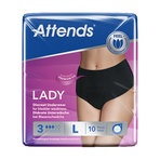 Attends Lady Discreet Underwear 3 L Inkontinenzhöschen 10 St