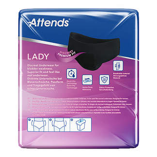 Attends Lady Discreet Underwear 3 M Rückseite