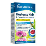 Klosterfrau Husten & Hals 2-Phasen Lutschtabletten 20 St