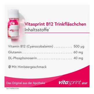 Vitasprint B12 Trinkfläschchen Inhaltsstoffe