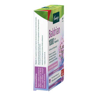 Kneipp Baldrian 1000 mg plus Vitamin B1 Tabletten Seitenansicht